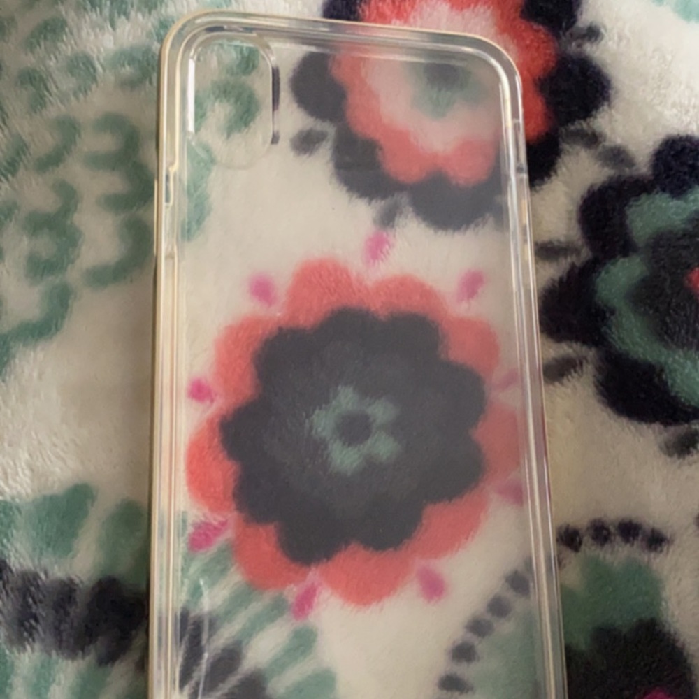 Clear gold bumper iPhone X case